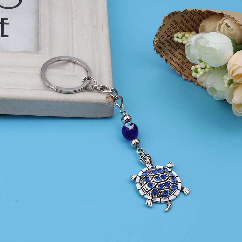JGFinds Nazars Evil Eye Key Chain Set 3 Pack Turtle, Butterfly and Elephant with Bead for Protection on Keychain - Good Luck Pocket Charm for Women, Spiritual Animal - Image 5